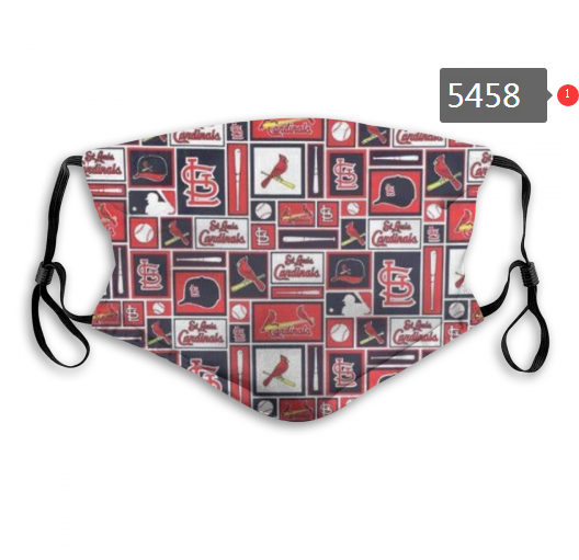 2020 MLB St.Louis Cardinals #6 Dust mask with filter->mlb dust mask->Sports Accessory